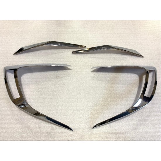 Cıvıc fc5 2016-2021 ıçın uyumlu arka stop kaplama 4 parça nıkelaj