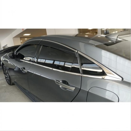 Cıvıc fc5 2016-2020 ıçın uyumlu cam çıtası fc5