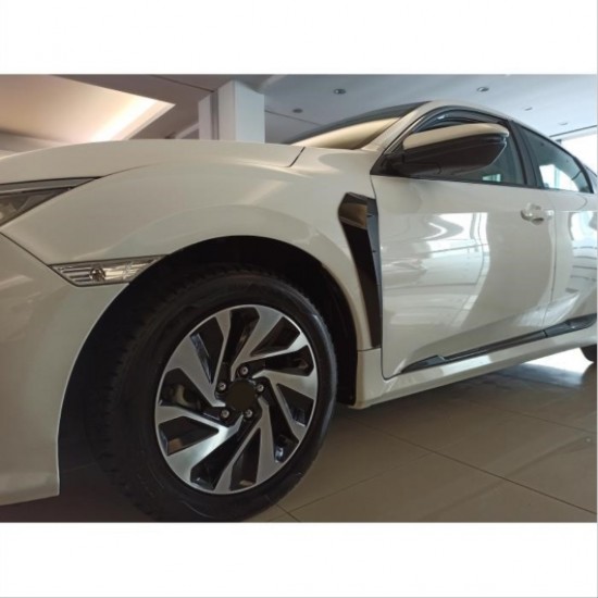 Cıvıc fc5 2016-2020 ıçın uyumlu camurluk ventı kalın