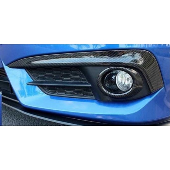 Cıvıc fc5 2016-2020 ıçın uyumlu ön sıs kas - halka kaplama karbon