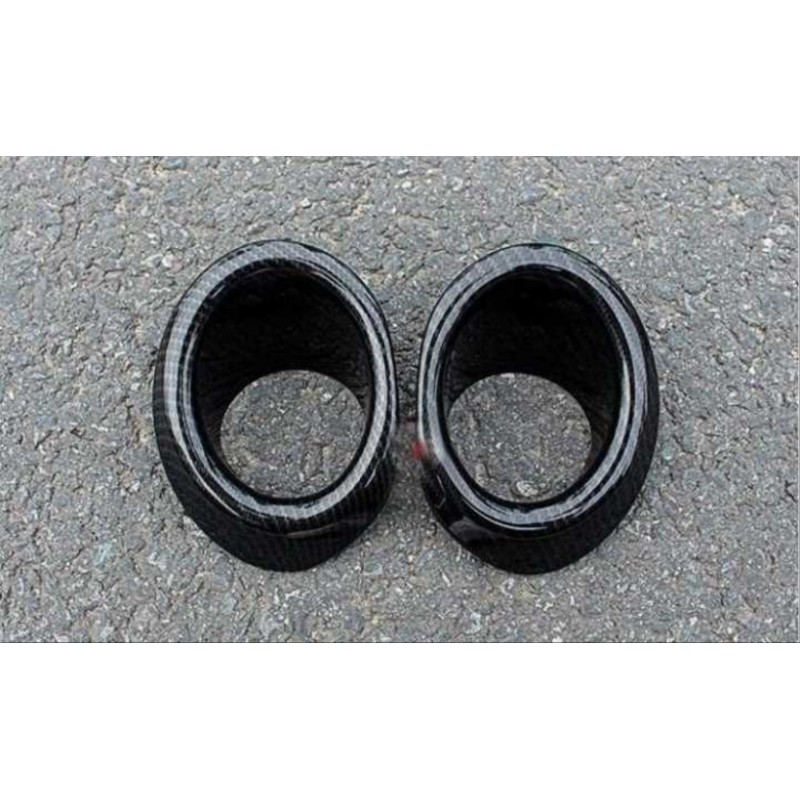 Cıvıc fc5 2016-2020 ıçın uyumlu ön sıs kas - halka kaplama karbon