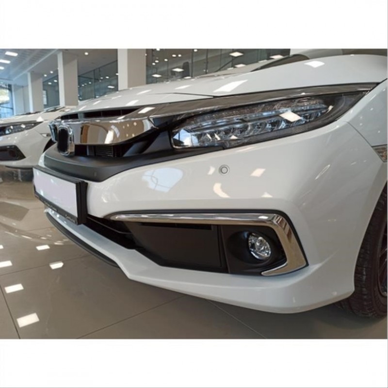 Cıvıc fc5 2019-2021 ıçın uyumlu  ön sıs kası kaplaması nıkelaj (makyajlı kasa)