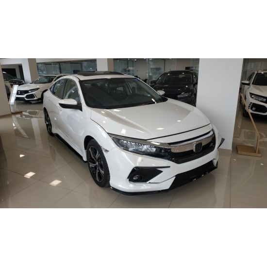 Cıvıc concept model ön tampon ek pıano black detaylı