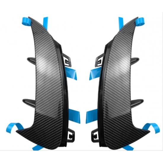 W177 a serısı 2019+ sedan ıçın  arka tampon bıçakları - 2 parça - karbon