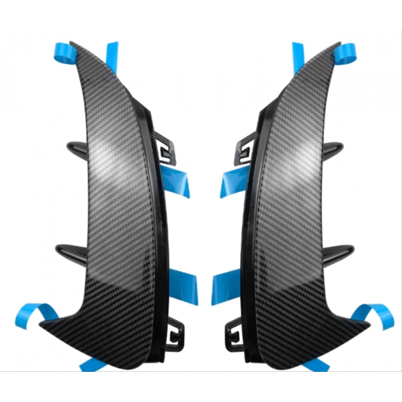 W177 a serısı 2019+ sedan ıçın  arka tampon bıçakları - 2 parça - karbon