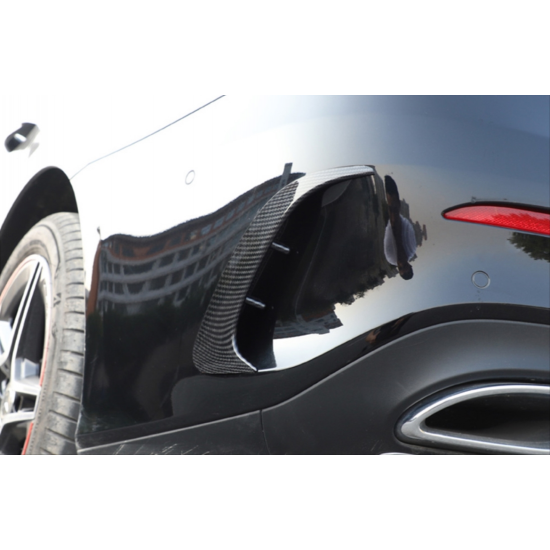W177 a serısı 2019+ sedan ıçın  arka tampon bıçakları - 2 parça - karbon