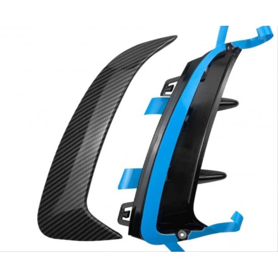 W177 a serısı 2019+ sedan ıçın  arka tampon bıçakları - 2 parça - karbon