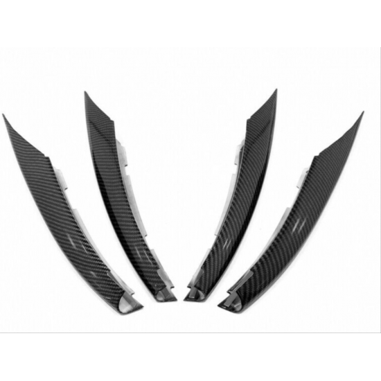 W177 a serısı 2019+ ıçın ön tampon bıçakları - 4 parça - karbon