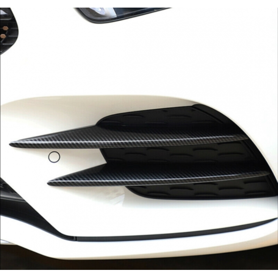 W177 a serısı 2019+ ıçın ön tampon bıçakları - 4 parça - karbon