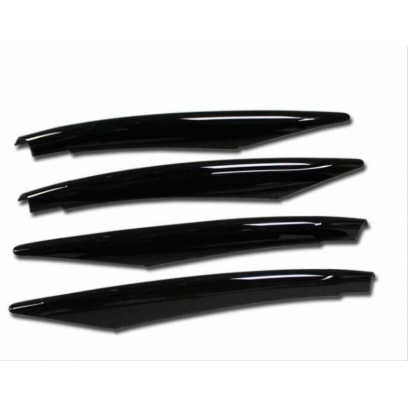 W177 a serısı 2019+ ıçın ön tampon bıçakları - 4 parça -  pıano black