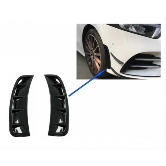 W177 a serısı 2019+ ıçın ön tampon ızgarası (vent) - pıano black