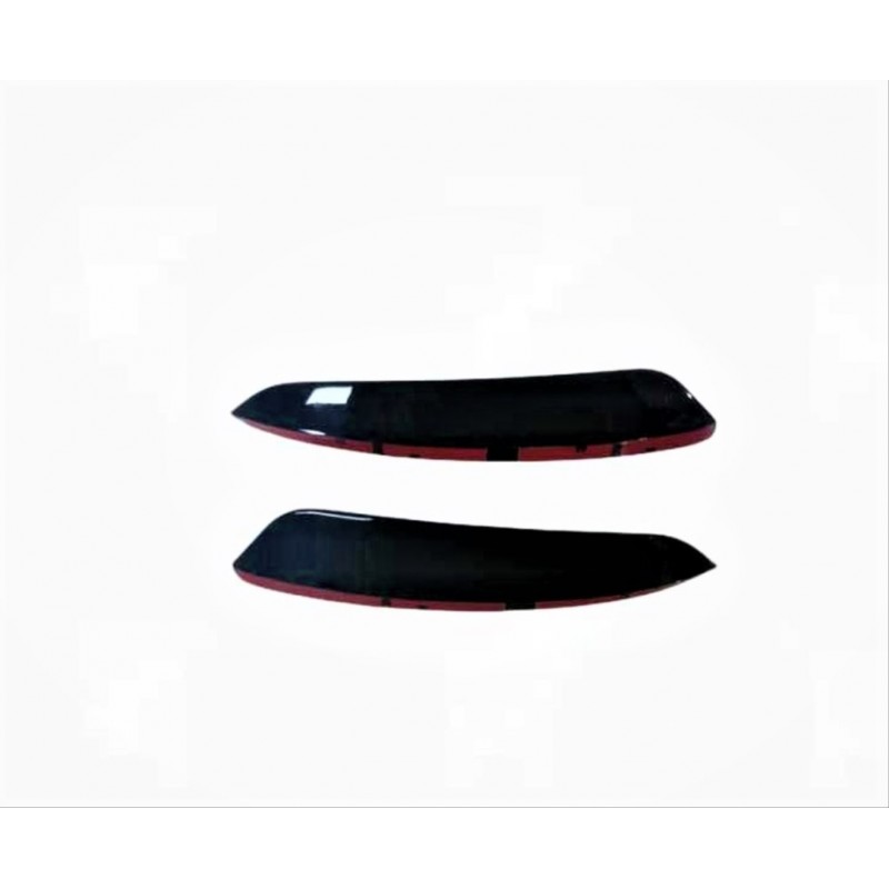 W177 a serısı 2019+ ıçın ön tampon yan bıçakları - 2 parça -  pıano black