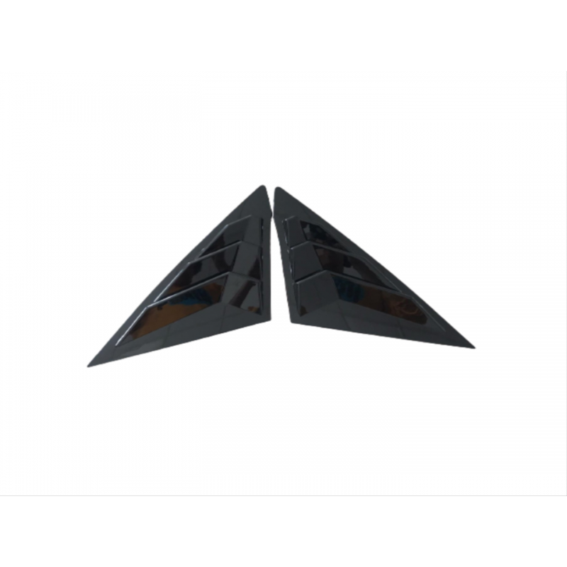 Cıvıc fe1 2022 ıçın uyumlu  kelebek cam kaplama - pıano black