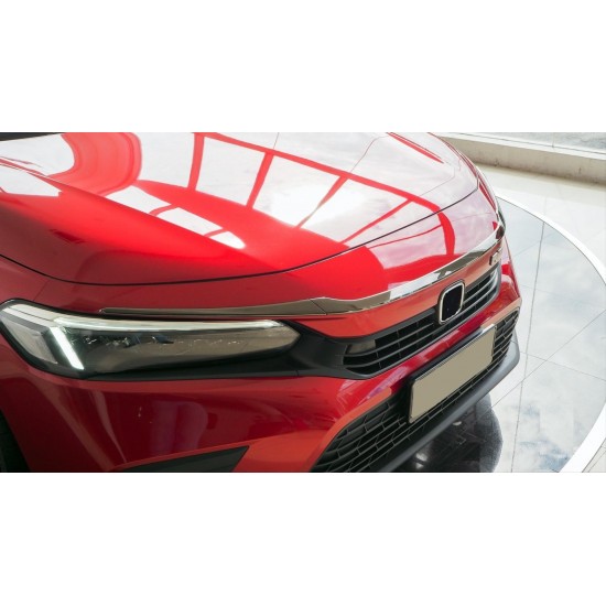 Cıvıc fe1 2022 ıçın uyumlu  panjur üst trım - pıano black