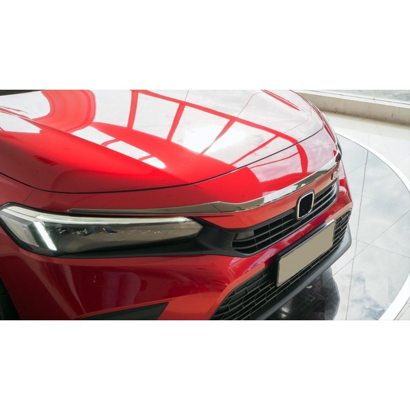 Cıvıc fe1 2022 ıçın uyumlu  panjur üst trım - pıano black