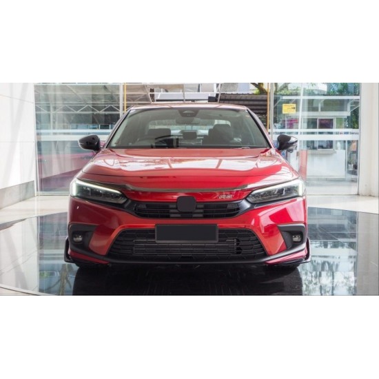 Cıvıc fe1 2022 ıçın uyumlu  panjur üst trım - pıano black