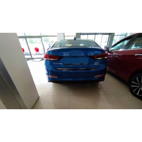 Elantra 2016-2019 ıçın uyumlu arka sıs kaplaması nıkelaj