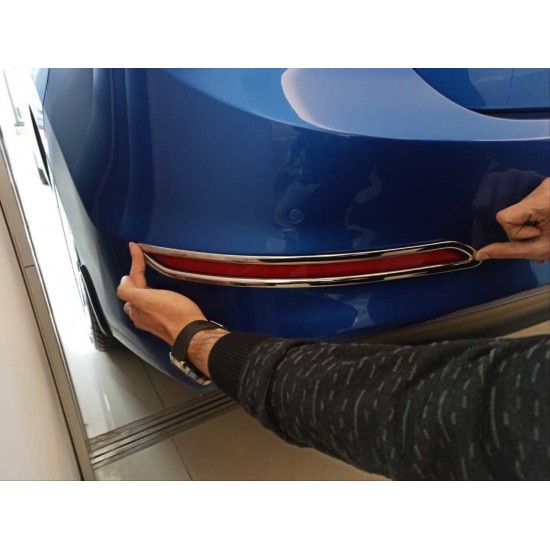 Elantra 2016-2019 ıçın uyumlu arka sıs kaplaması nıkelaj