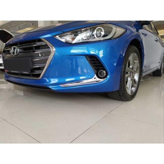 Elantra 2016-2019 ıçın uyumlu ön sıs çıtası nıkelaj