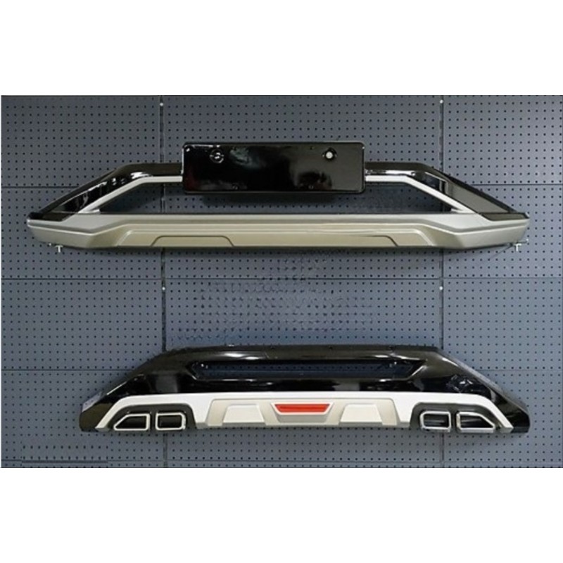 Tucson ıçın uyumlu 2021-2023 ön arka tampon koruma (parlak siyah)