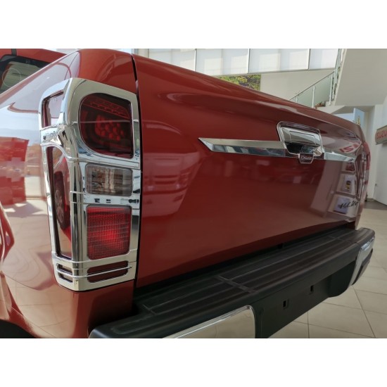 D-max ıçın uyumlu 2018+ bagaj açma kolu kaplaması nıkelaj