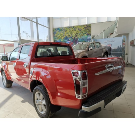 D-max ıçın uyumlu 2018+ bagaj açma kolu kaplaması nıkelaj