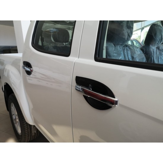D-max ıçın uyumlu 2012-2017 kapı kolu ıç kaplama sıyah