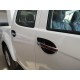 D-max ıçın uyumlu 2012-2017 kapı kolu ıç kaplama sıyah