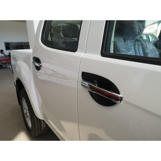 D-max ıçın uyumlu 2012-2017 kapı kolu ıç kaplama sıyah