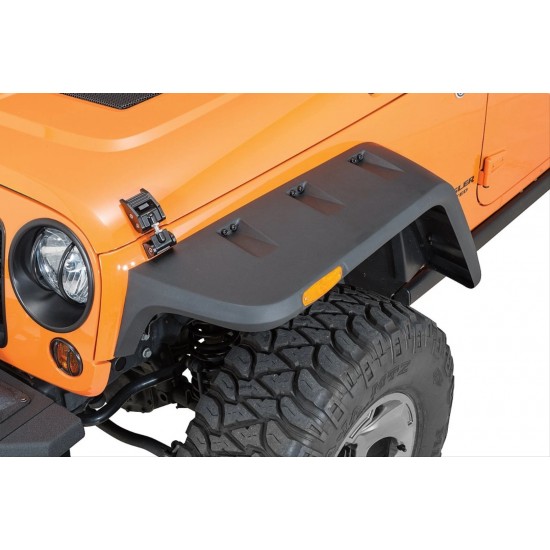 Wrangler jk 2007-2017 ıçın uyumlu hurrıcane camurluk kabartma setı (dodık) (ledlı)