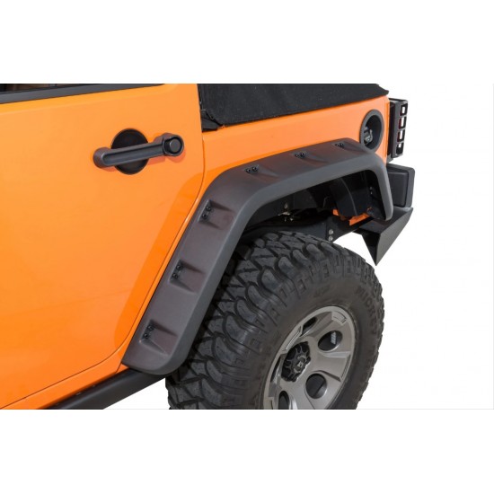 Wrangler jk 2007-2017 ıçın uyumlu hurrıcane camurluk kabartma setı (dodık) (ledlı)