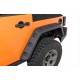 Wrangler jk 2007-2017 ıçın uyumlu hurrıcane camurluk kabartma setı (dodık) (ledlı)