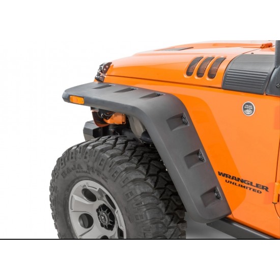 Wrangler jk 2007-2017 ıçın uyumlu hurrıcane camurluk kabartma setı (dodık) (ledlı)