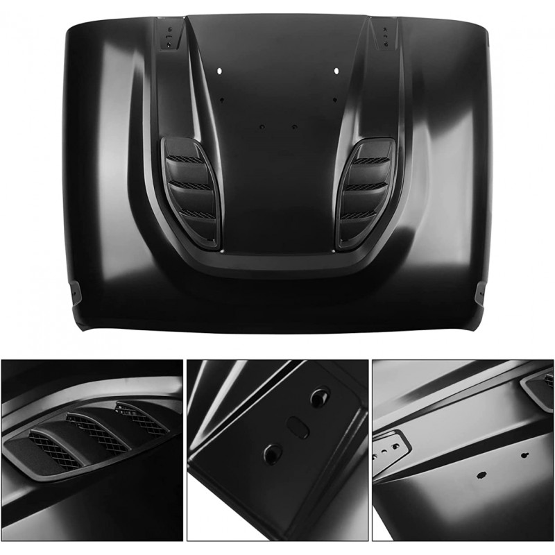 Wrangler jk 2007-2017 ıçın uyumlu 10. yıl kaput (sac)