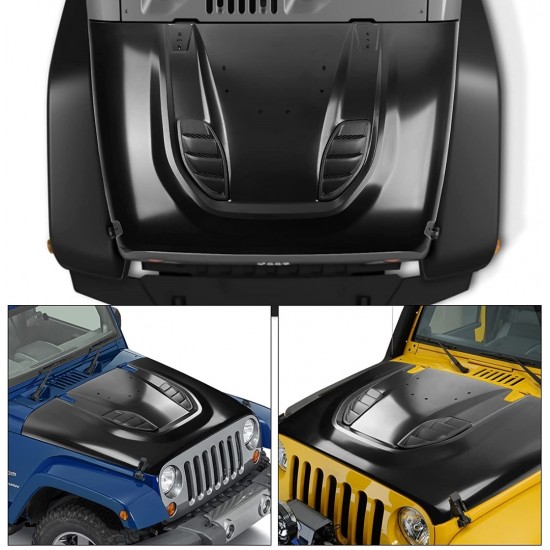 Wrangler jk 2007-2017 ıçın uyumlu 10. yıl kaput (sac)