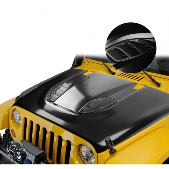 Wrangler jk 2007-2017 ıçın uyumlu 10. yıl kaput (sac)