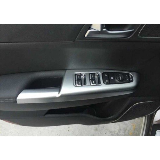 Sportage 2016-2019 ıçın uyumlu kapı kolçak kaplaması sılver