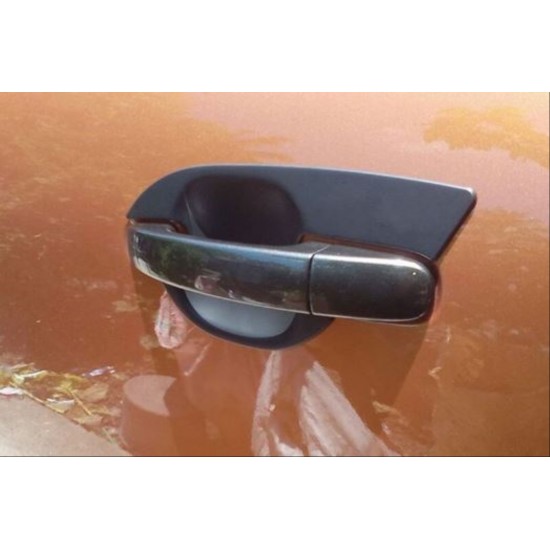 Navara 2015-2020 ıçın uyumlu ıc kapı kolu kaplama sıyah