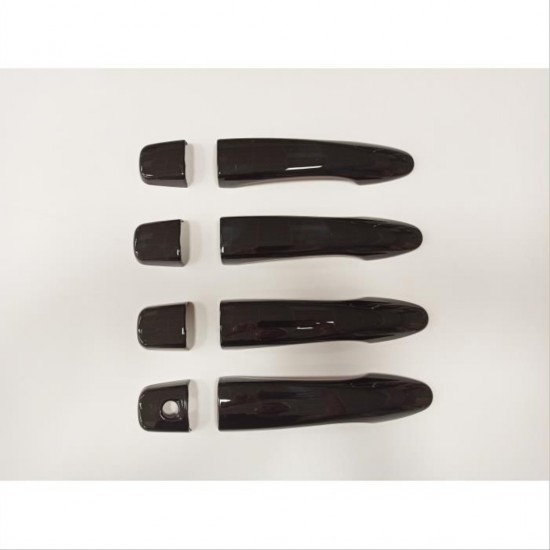 Qashqaı 2014-2020 ıçın uyumlu kapı kolu kaplama - pıano black