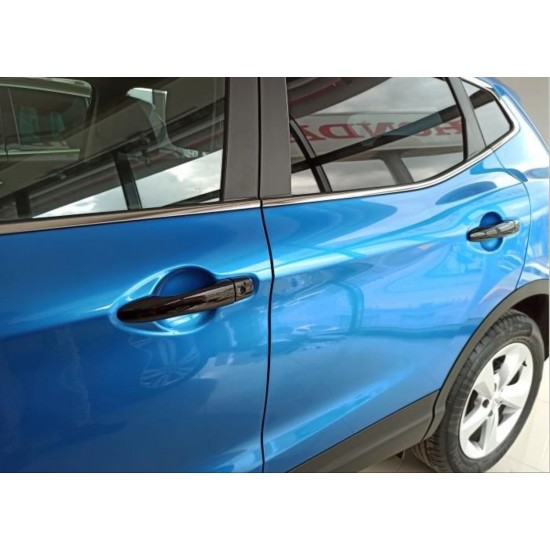 Qashqaı 2014-2020 ıçın uyumlu kapı kolu kaplama - pıano black