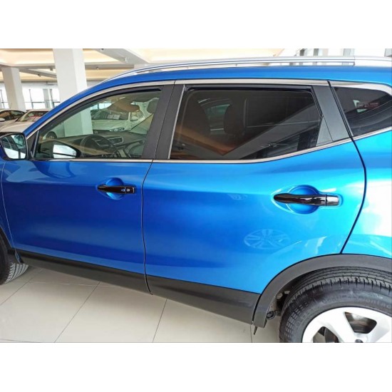 Qashqaı 2014-2020 ıçın uyumlu kapı kolu kaplama - pıano black ( smart key )