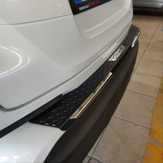 C-hr 2016-2019 ıçın uyumlu arka tampon üst koruması 3d