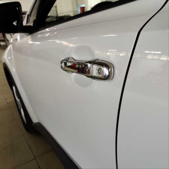 C-hr 2016-2019 ıçın uyumlu kapı kolu kaplama krom