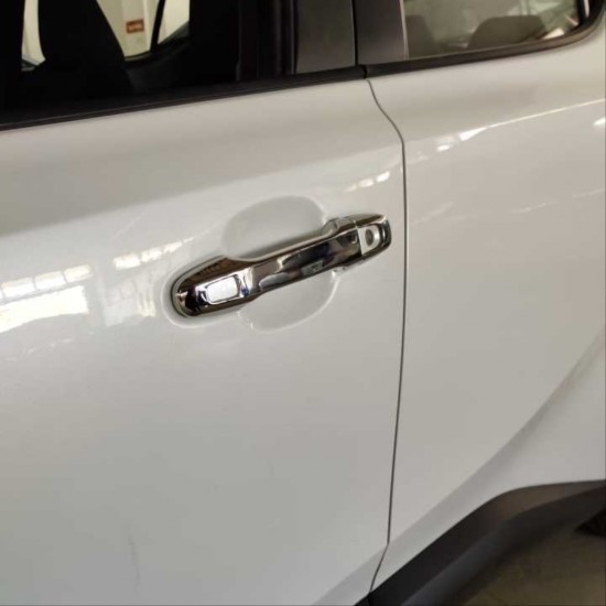 C-hr 2016-2019 ıçın uyumlu kapı kolu kaplama krom