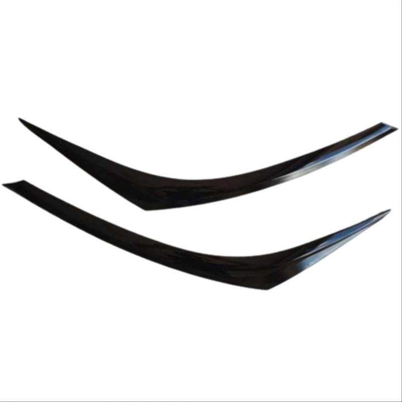 C-hr 2016-2019 ıçın uyumlu far kası - pıano black (2 parça)