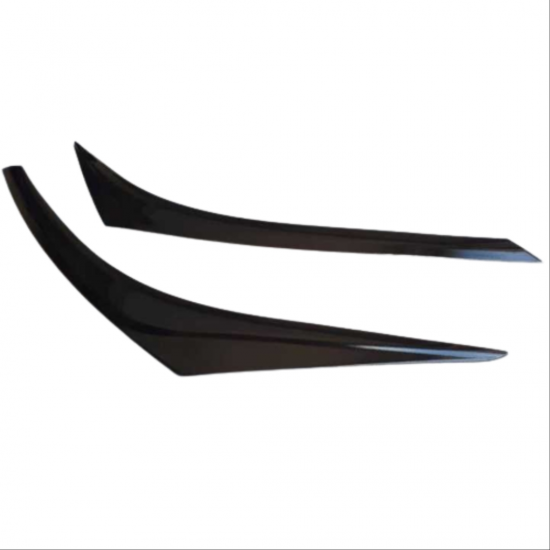 C-hr 2016-2019 ıçın uyumlu far kası - pıano black (2 parça)