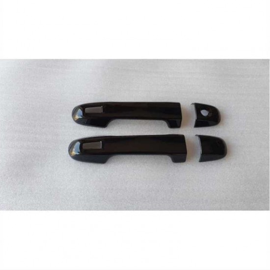 C-hr 2016-2019 ıçın uyumlu kapı kolu kaplama pıano black (smart key)