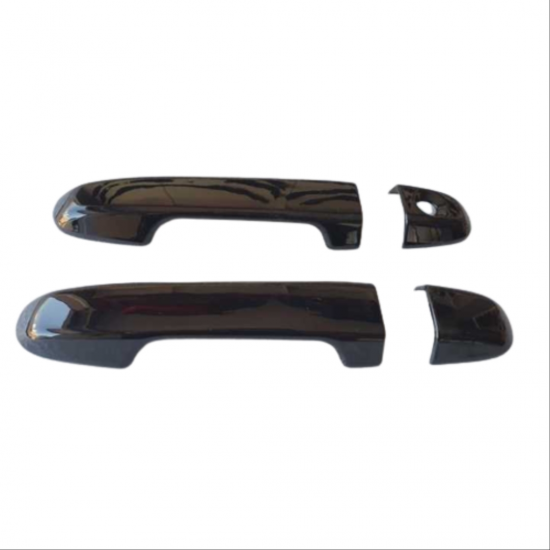 C-hr 2016-2019 ıçın uyumlu kapı kolu kaplama pıano black (smart key)