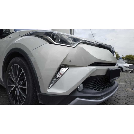 C-hr 2016-2019 ıçın uyumlu ön sıs kaplaması nıkelaj