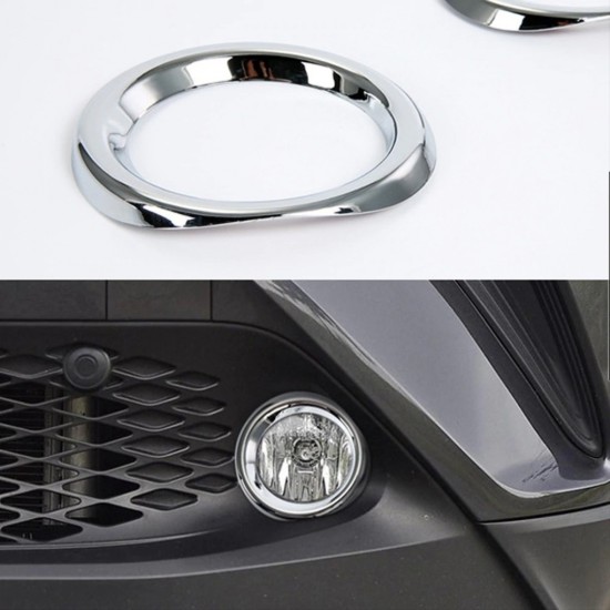 C-hr 2016-2019 ıçın uyumlu ön sıs halka kaplama nıkelaj